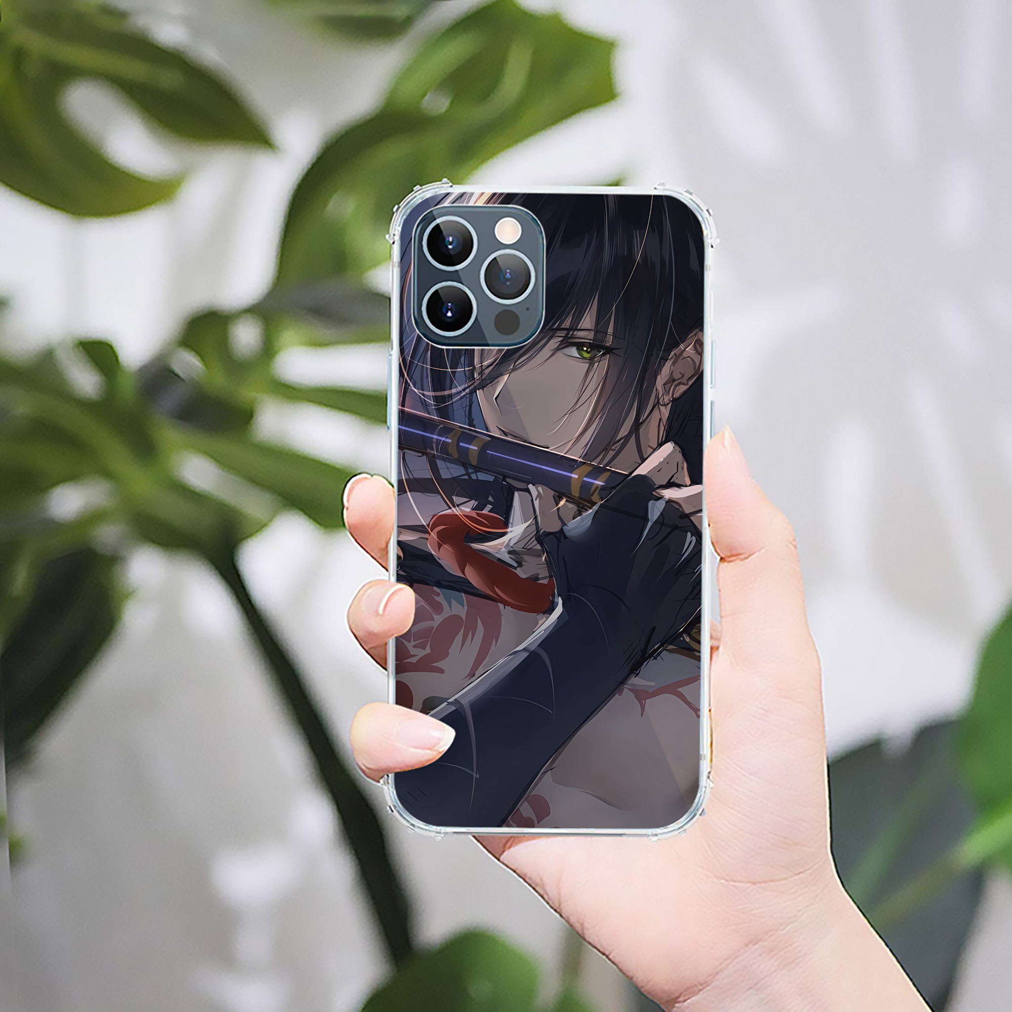 （画像用） 刀剣乱舞 Touken Ranbu 【iPhone 12シリーズ対応】透明スマホケース（クリアソフトケース）